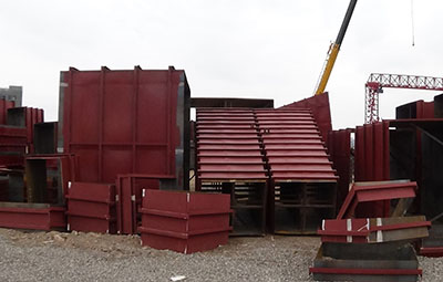 日照旭日項目煙風(fēng)道預制