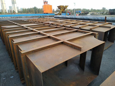 江蘇海安華新熱電擴建工程煙風(fēng)道加工