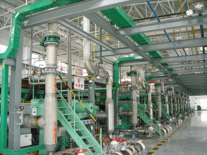 山東陽(yáng)煤恒通化工股份有限公司40萬(wàn)噸／年離子膜燒堿項目安裝工程